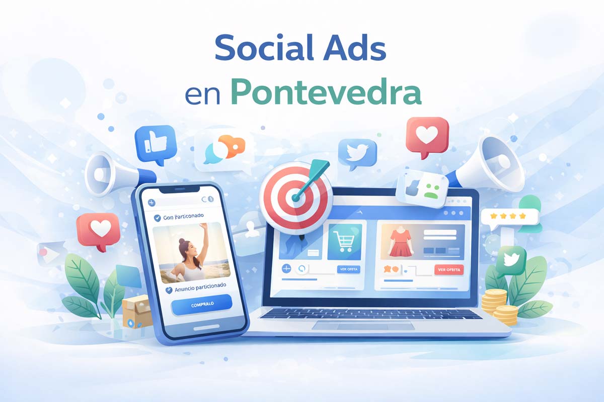 Social Ads Pontevedra y publicidad en redes sociales Pontevedra para empresas y negocios